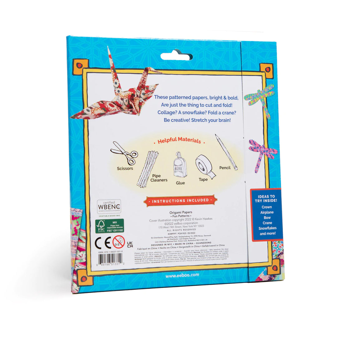 Fun Patterns Origami Papers | eeBoo