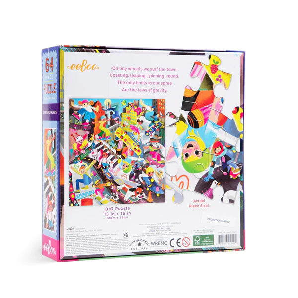 Skateboarders 64 Piece Puzzle