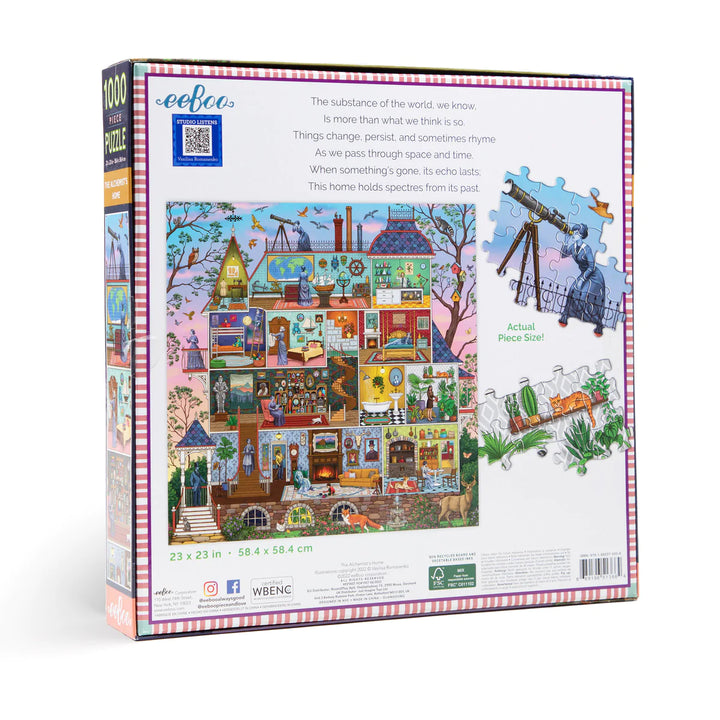 The Alchemist's Home 1000 Piece Square Puzzle