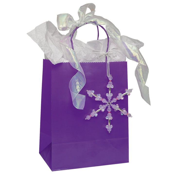 Holiday Beaded Snowflake Ornaments | Creativity for Kids