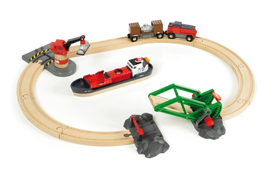 Cargo Harbor Set BRIO LOCAL PICK UP ONLY The Curious Bear Toy Book Shop