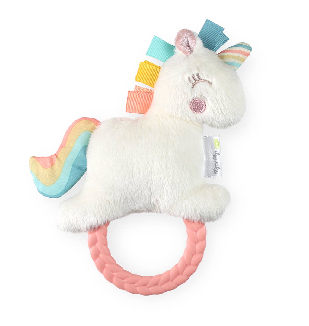 Unicorn Ritzy Rattle Pal™ with Teether