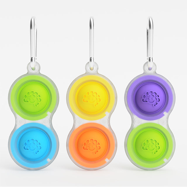 clear hard plastic simpl dimpl with colorful dimpl