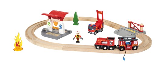 Rescue Firefighter Set | BRIO- LOCAL PICK UP ONLY
