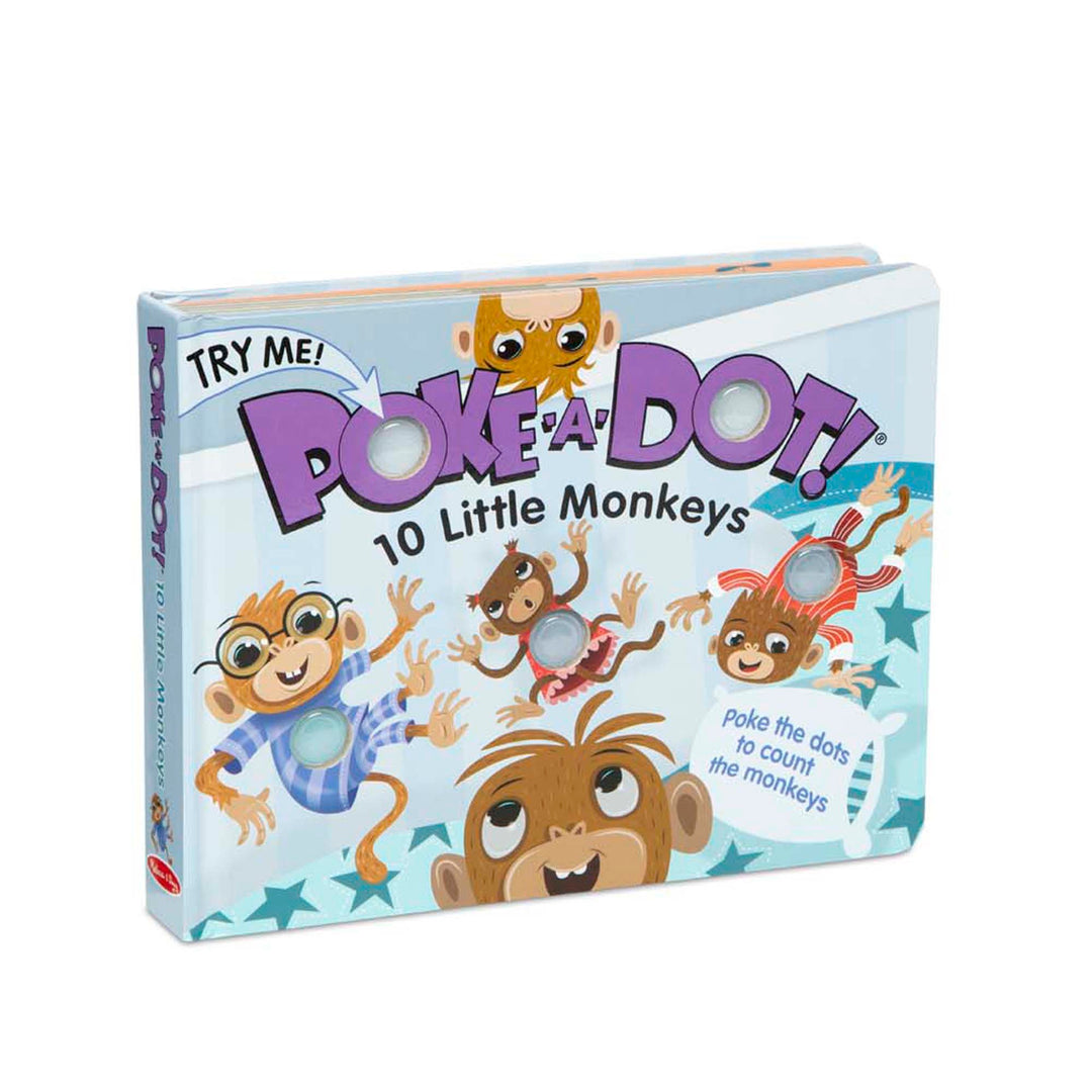 Poke-A-Dot: 10 Little Monkeys Board Book | Melissa & Doug