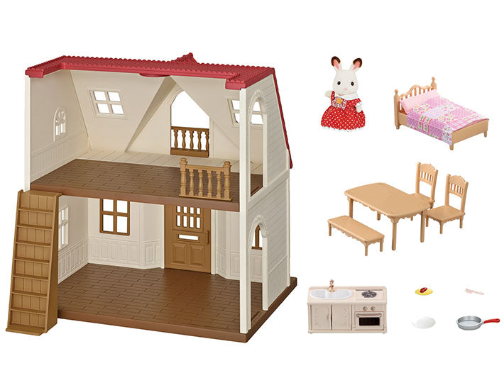 Red Roof Cozy Cottage Starter Home | Calico Critters LOCAL PICKUP ONLY