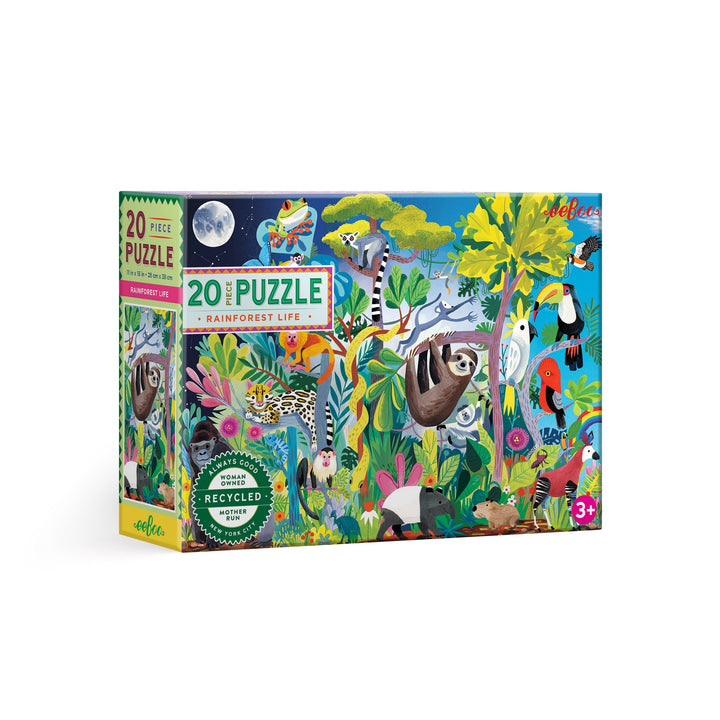 Rainforest Life 20 Piece Big Puzzle | eeBoo