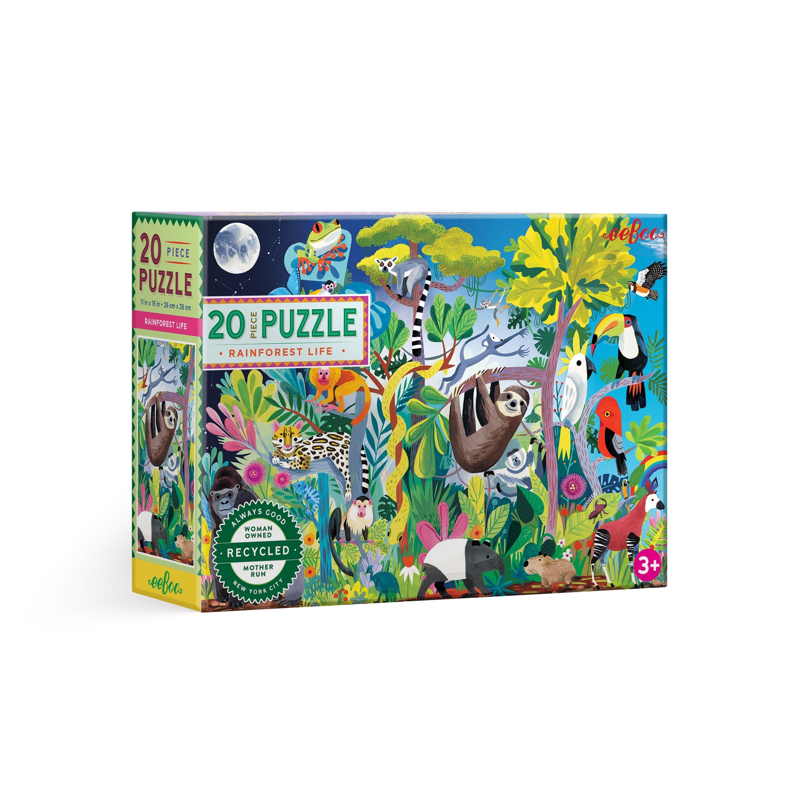 Rainforest Life 20 Piece Big Puzzle