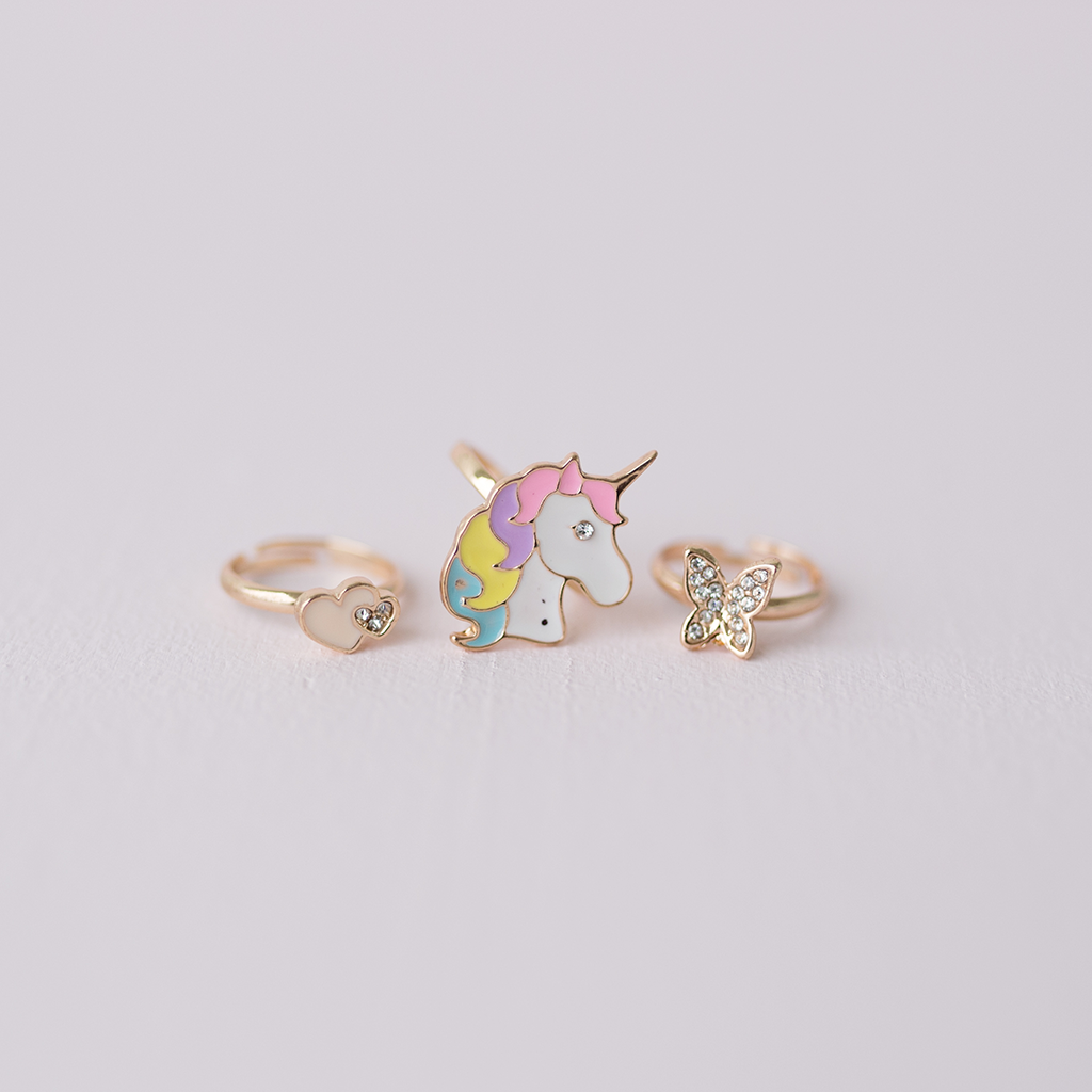 Butterfly & Unicorn Ring