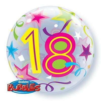 18 Brilliant Stars Bubble Balloon Bouquet