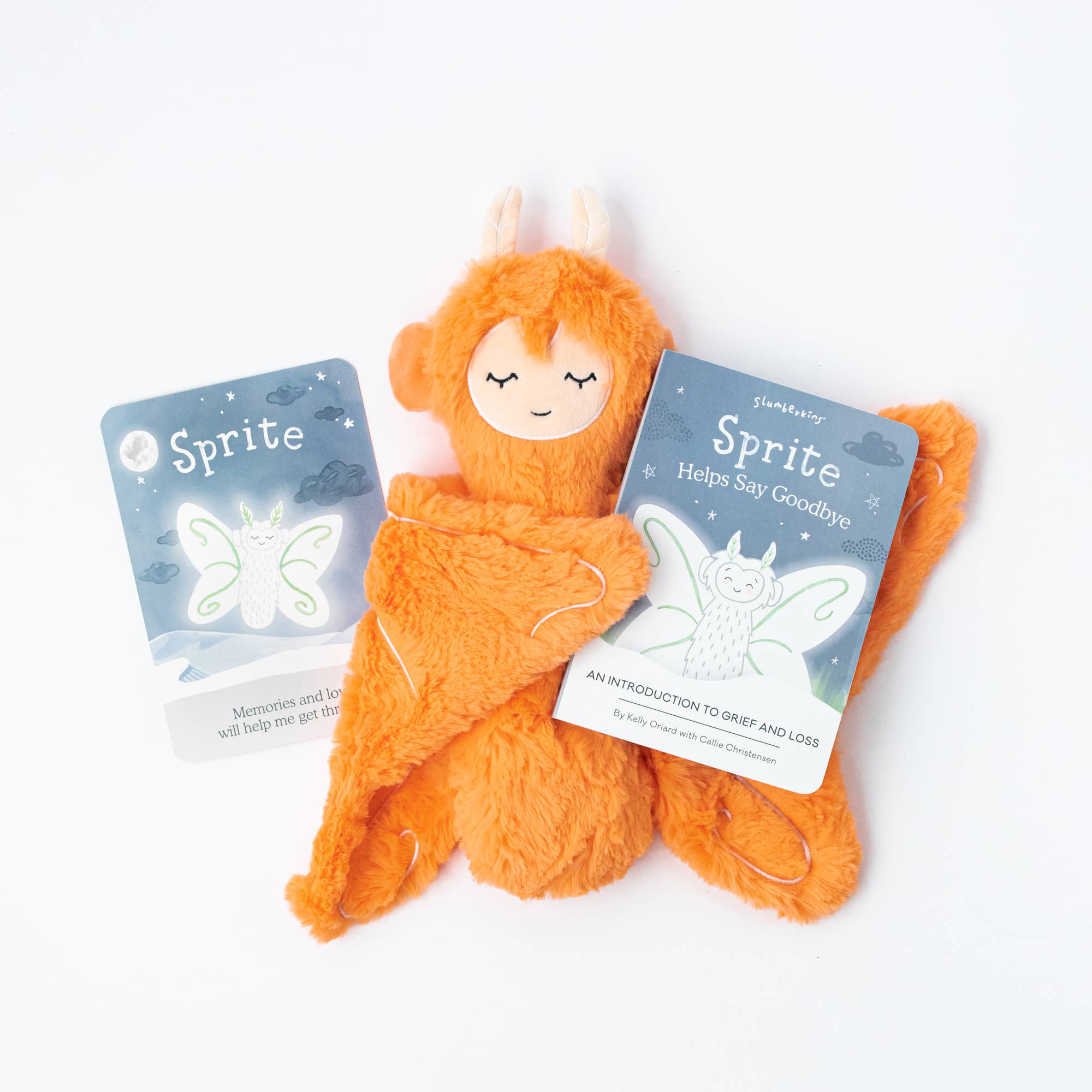 Mythical Tangerine Sprite Snuggler - Grief & Loss