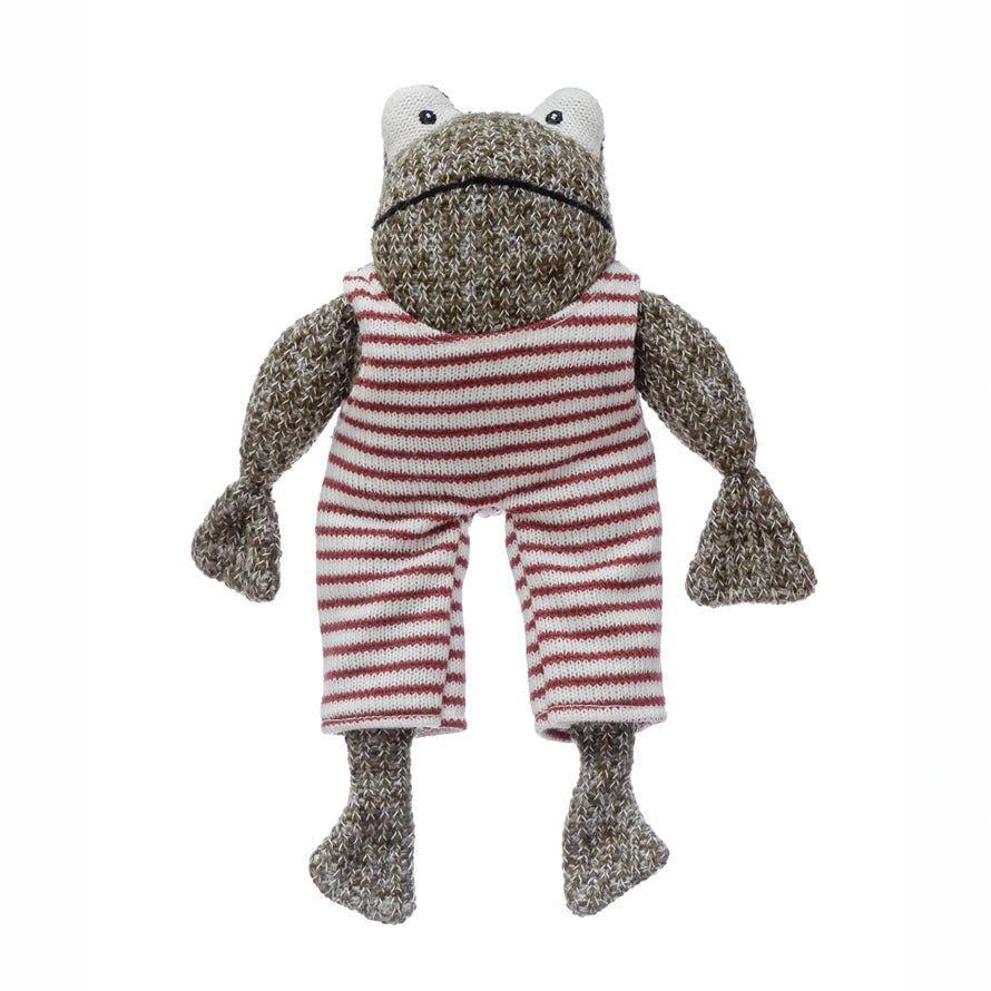 Cotton Frog in Striped Suit
