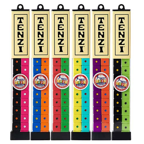 Variety of Tenzi Dice Game in 6 different color variations