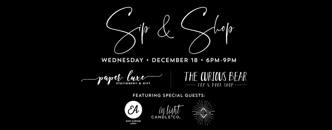Holiday Sip & Shop Event!