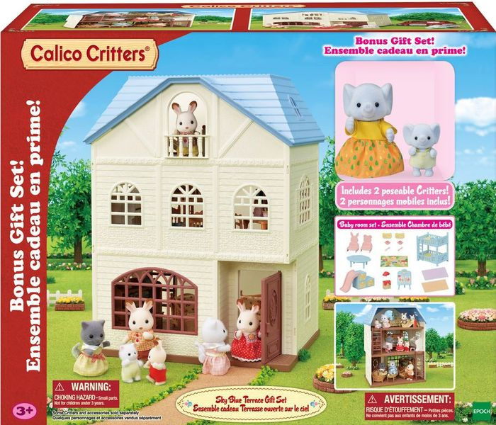 Sky Blue Terrace Gift Set | Calico Critters - LOCAL PICK UP ONLY