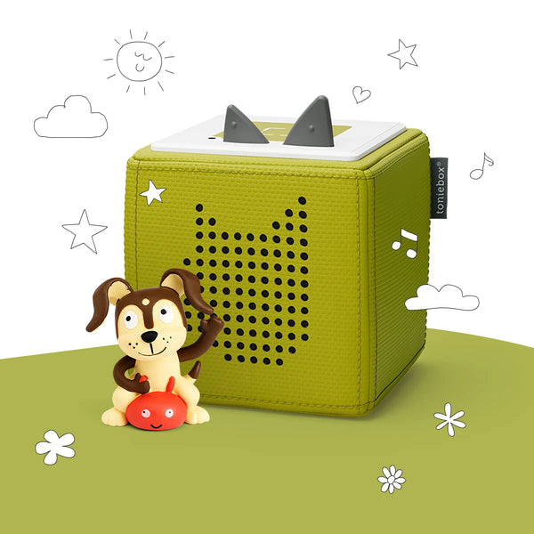 Toniebox Starter Set with Playtime Puppy - Green – The Curious Toniebox Starter Set with Playtime Puppy - Green – The Curious