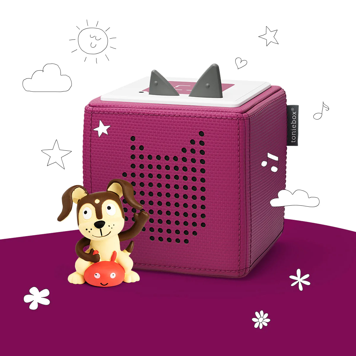 Toniebox Starter Set with Playtime Puppy - Purple