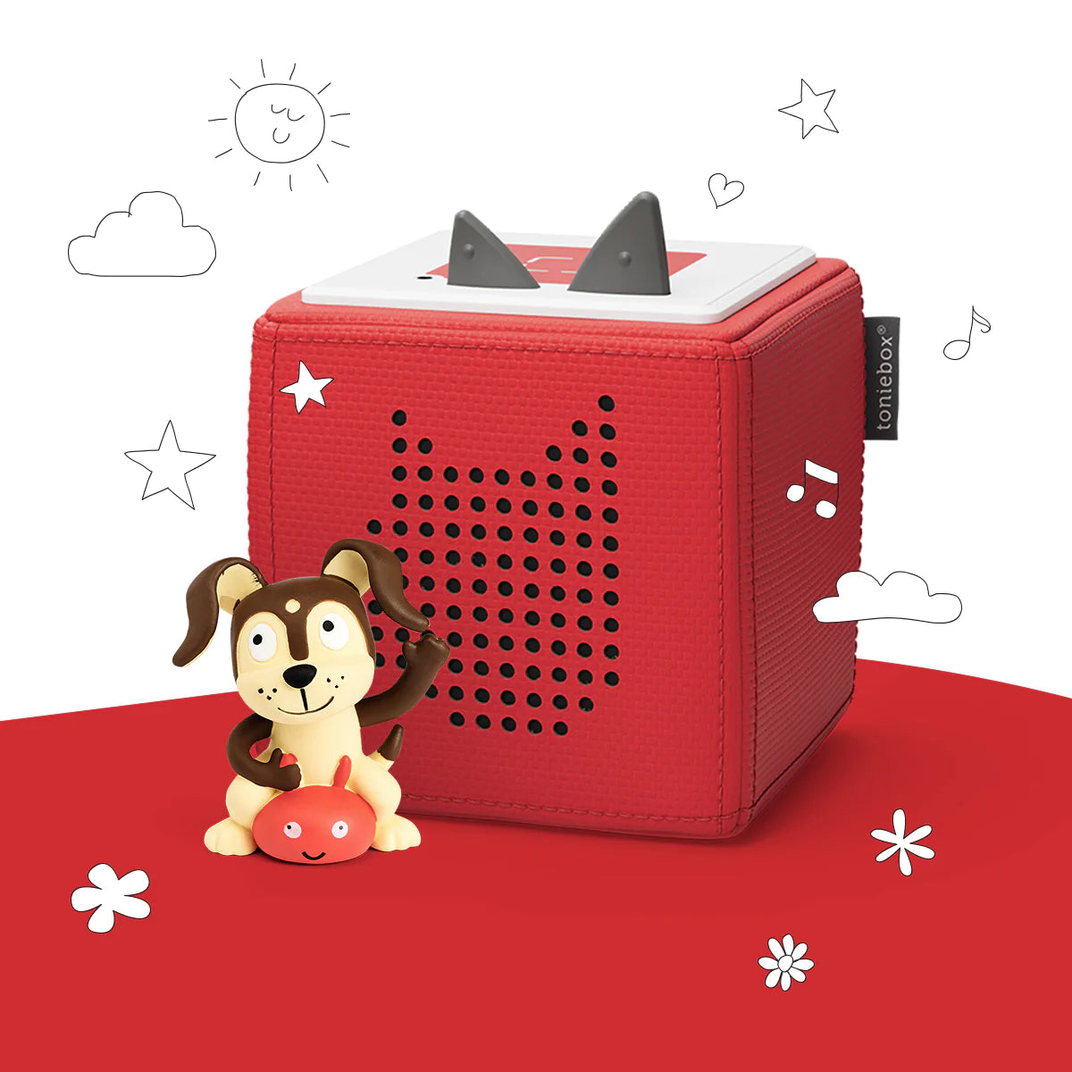 Toniebox Starter Set with Playtime Puppy - Red