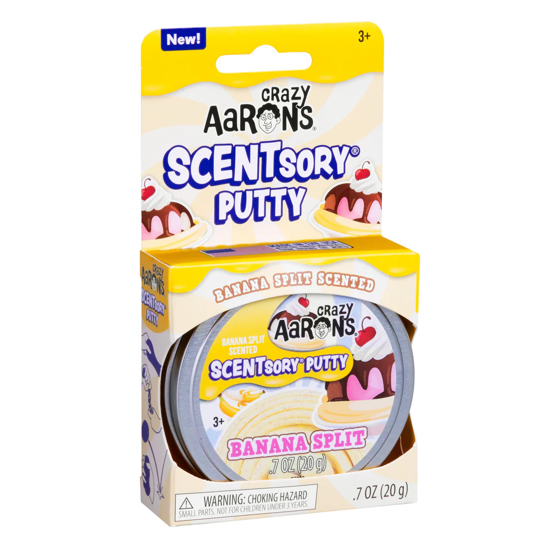 Banana Split - SCENTsory® Putty | Crazy Aaron's