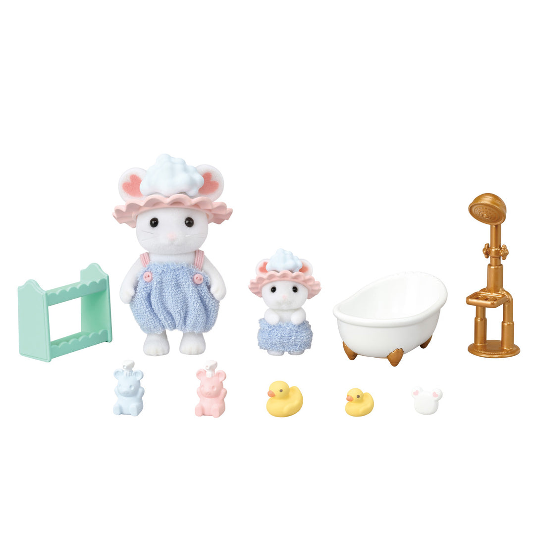 Bath Time Bubble Siblings | Calico Critters