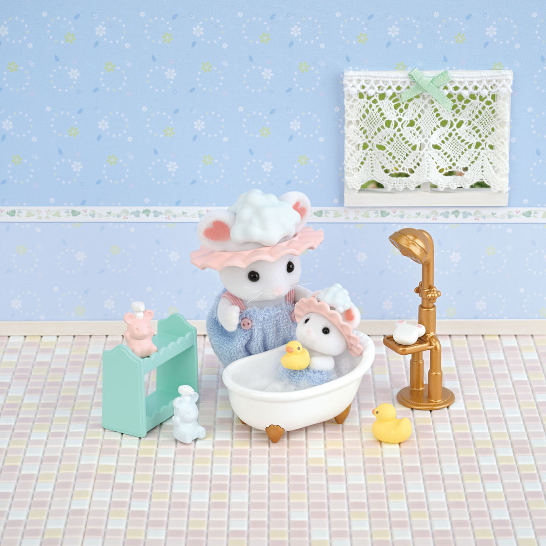 Bath Time Bubble Siblings | Calico Critters