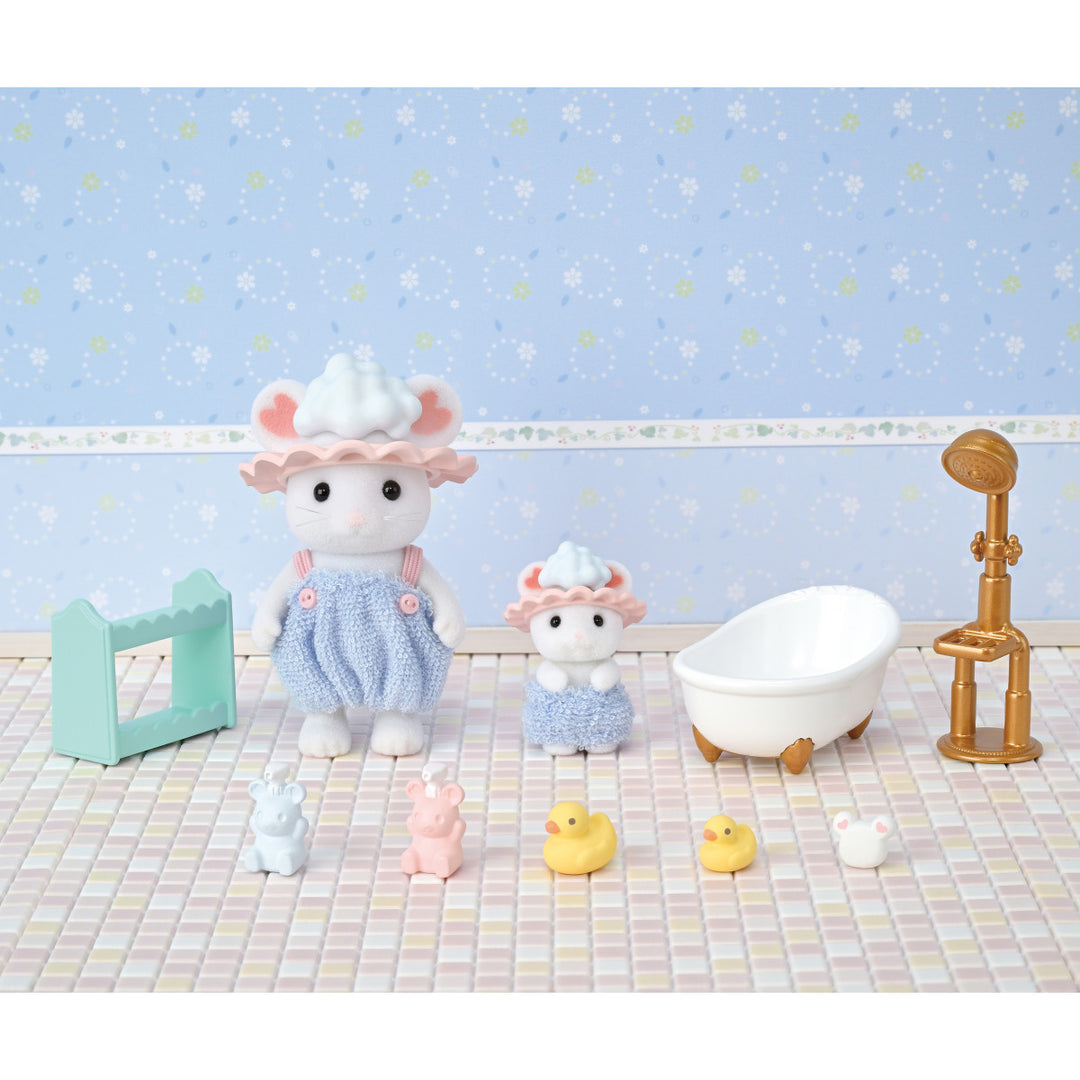 Bath Time Bubble Siblings | Calico Critters