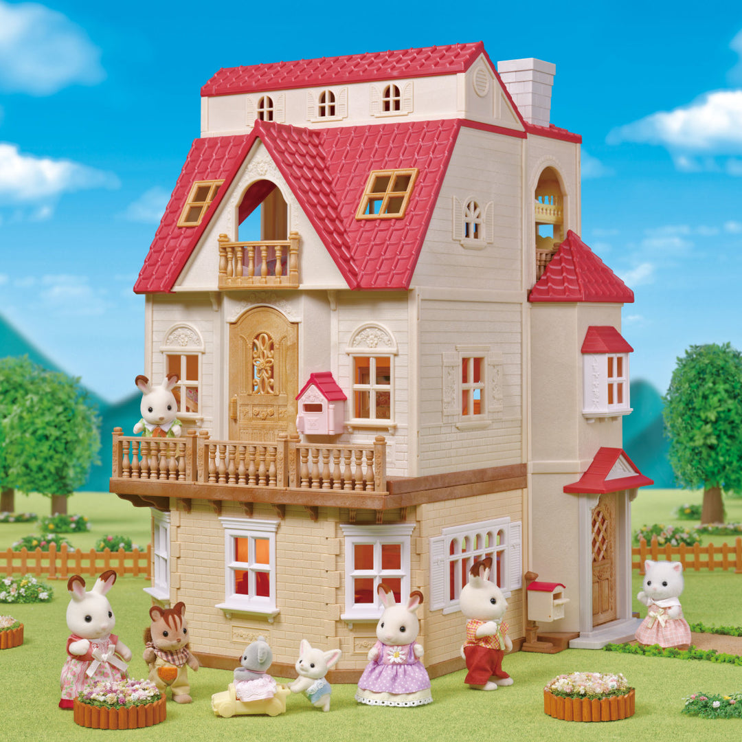 Red Roof Country Home Chocolate Rabbit Girl Gift Set -Secret Attic Playroom | Calico Critters LOCAL PICKUP ONLY
