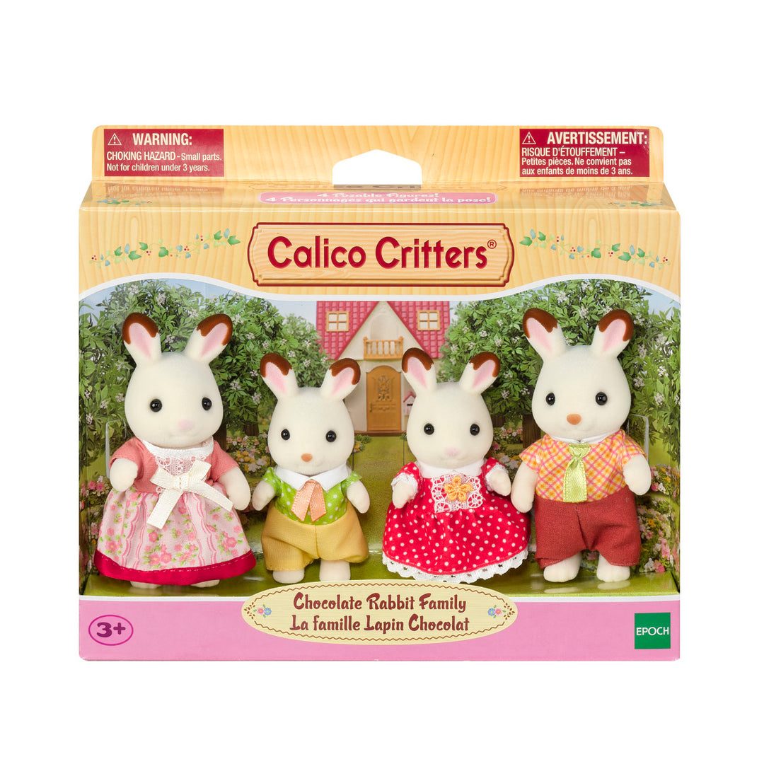 Chocolate Rabbit Family | Calico Critters