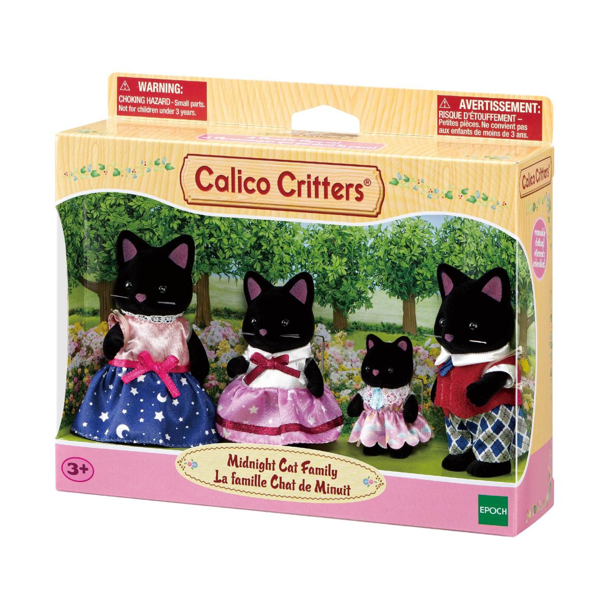 Midnight Cat Family | Calico Critters
