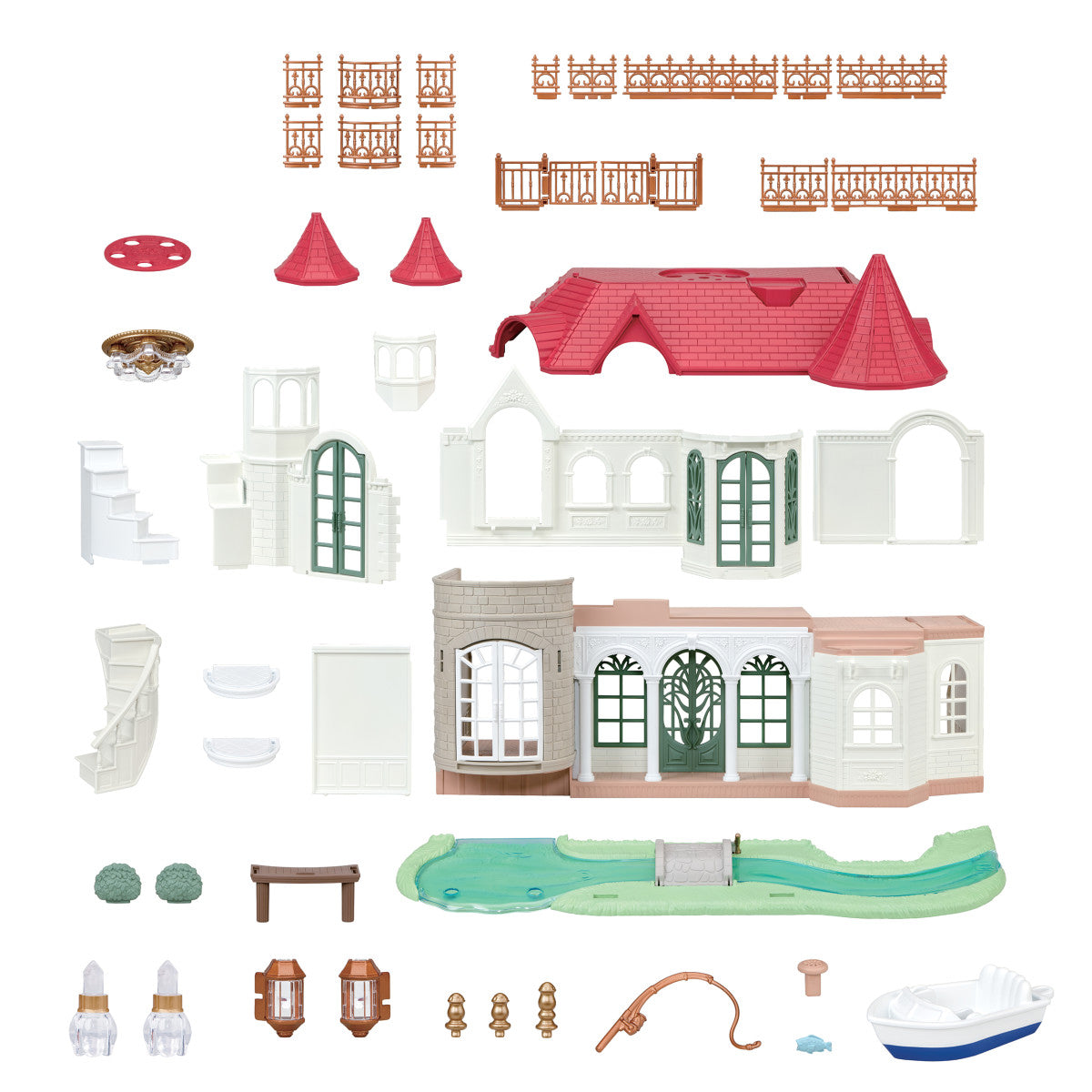 Red Roof Riverside Manor | Calico Critters - LOCAL PICKUP ONLY
