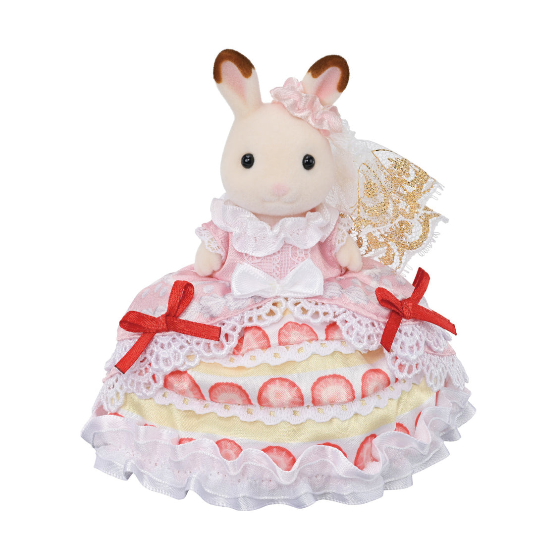 Freya's Birthday Celebration Strawberry Cake Dress | Calico Critters