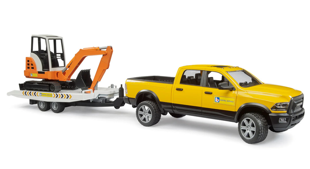 Ram Rental Service with Mini Excavator | Bruder - LOCAL PICKUP ONLY