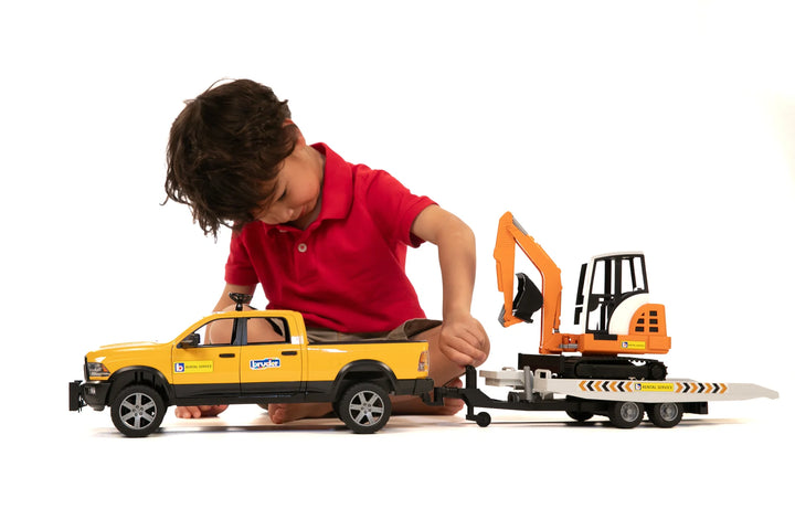 Ram Rental Service with Mini Excavator | Bruder - LOCAL PICKUP ONLY