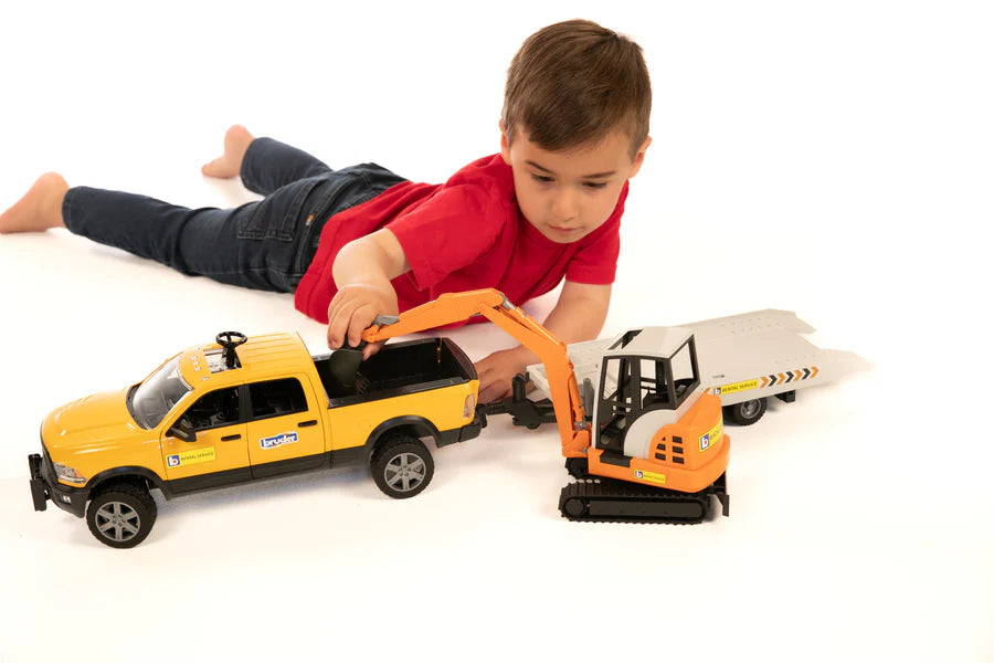 Ram Rental Service with Mini Excavator | Bruder - LOCAL PICKUP ONLY