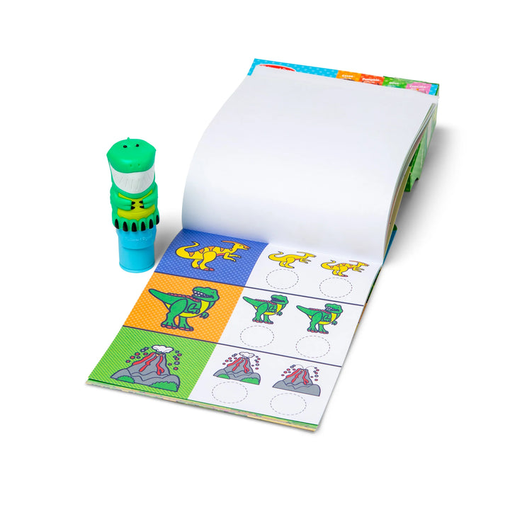 Sticker WOW!® Activity Pad & Sticker Stamper - Dinosaur | Melissa & Doug