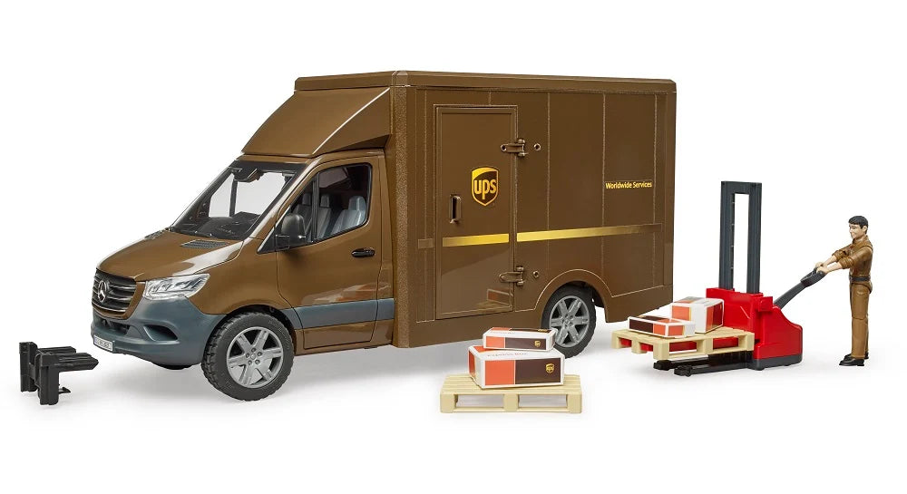 Mercedes Benz Sprinter UPS Truck w/ Manually Operated Pallet Jack - LOCAL PICKUP ONLY