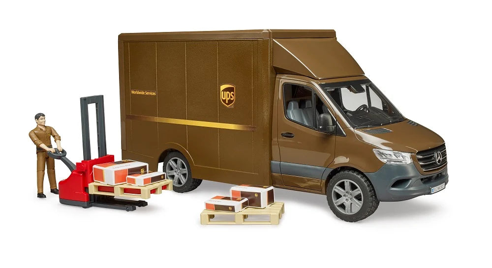 Mercedes Benz Sprinter UPS Truck w/ Manually Operated Pallet Jack - LOCAL PICKUP ONLY