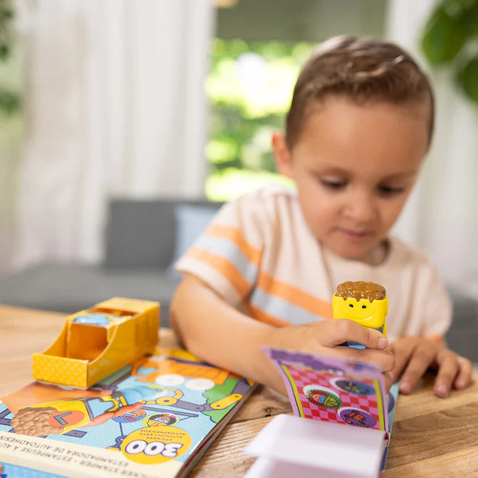 Sticker WOW!® Activity Pad & Sticker Stamper - Bulldozer | Melissa & Doug