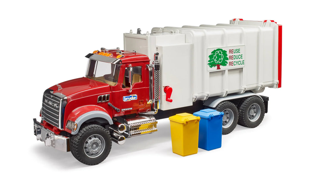 MACK Granite Side Loading Garbage Truck | Bruder -LOCAL PICKUP ONLY