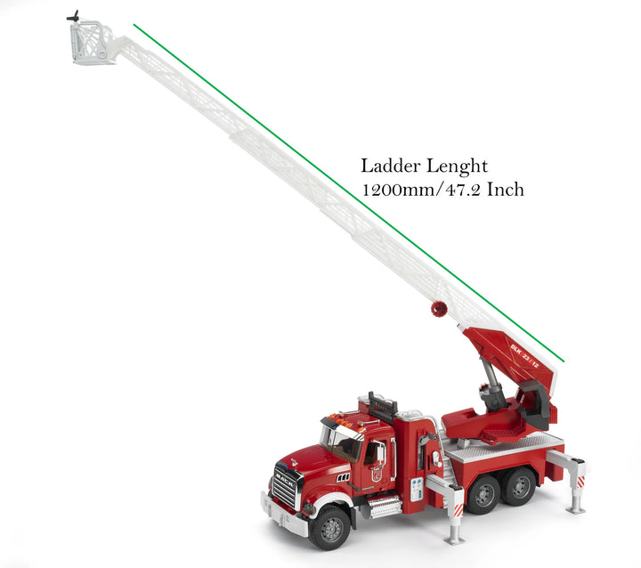 MACK Granite Fire Engine w/ Water Pump and Light & Sound | Bruder - LOCAL PICKUP ONLY