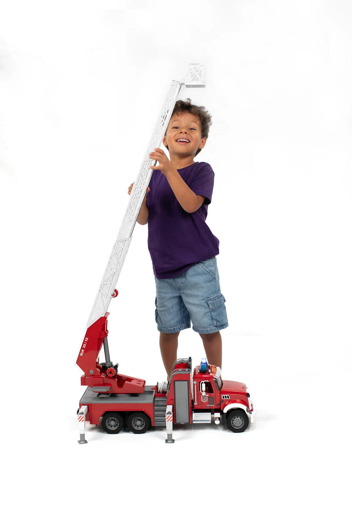 MACK Granite Fire Engine w/ Water Pump and Light & Sound | Bruder - LOCAL PICKUP ONLY