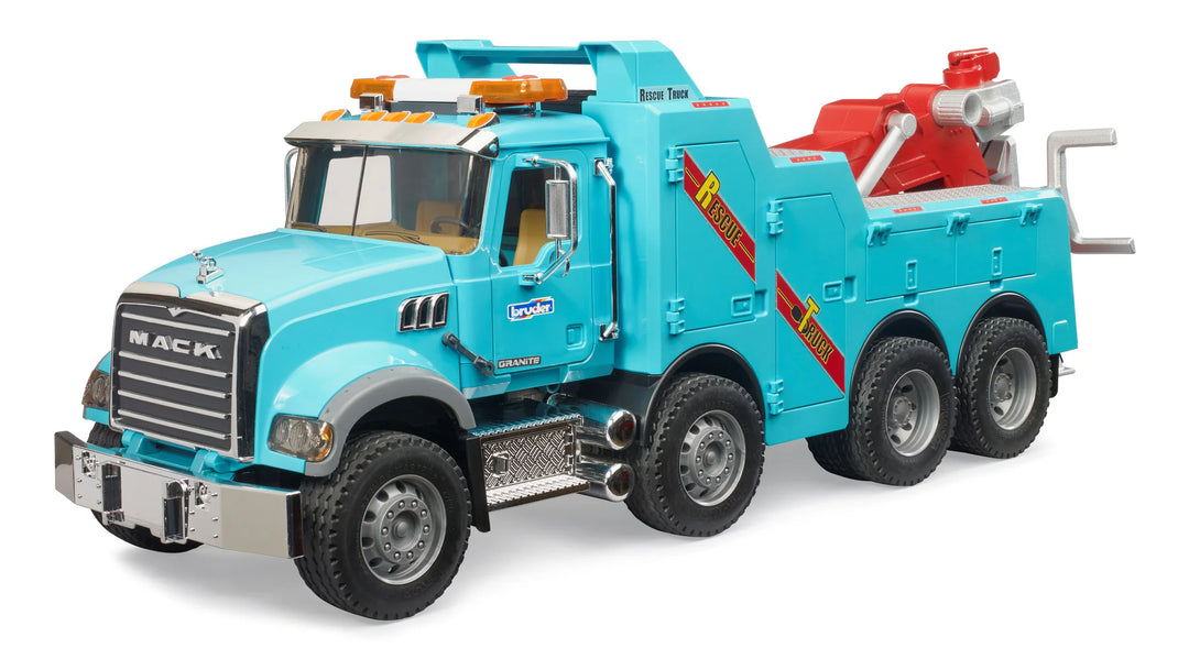 Mack Granite Recovery and Towing Truck with Light & Sound Module | Bruder - LOCAL PICKUP ONLY