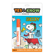 Yes & Know® Invisible Ink Trivia Game Books- Peanuts Snoopy | Tree Town Toys