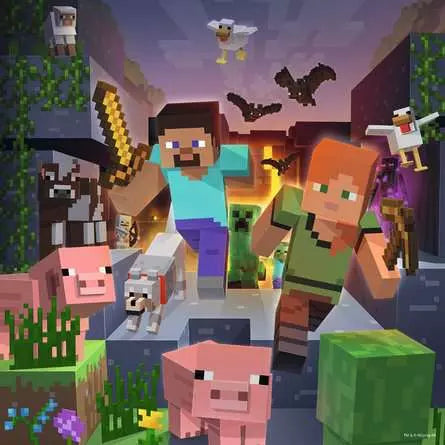 Minecraft Biomes 3x49 Pc Puzzles | Ravensburger