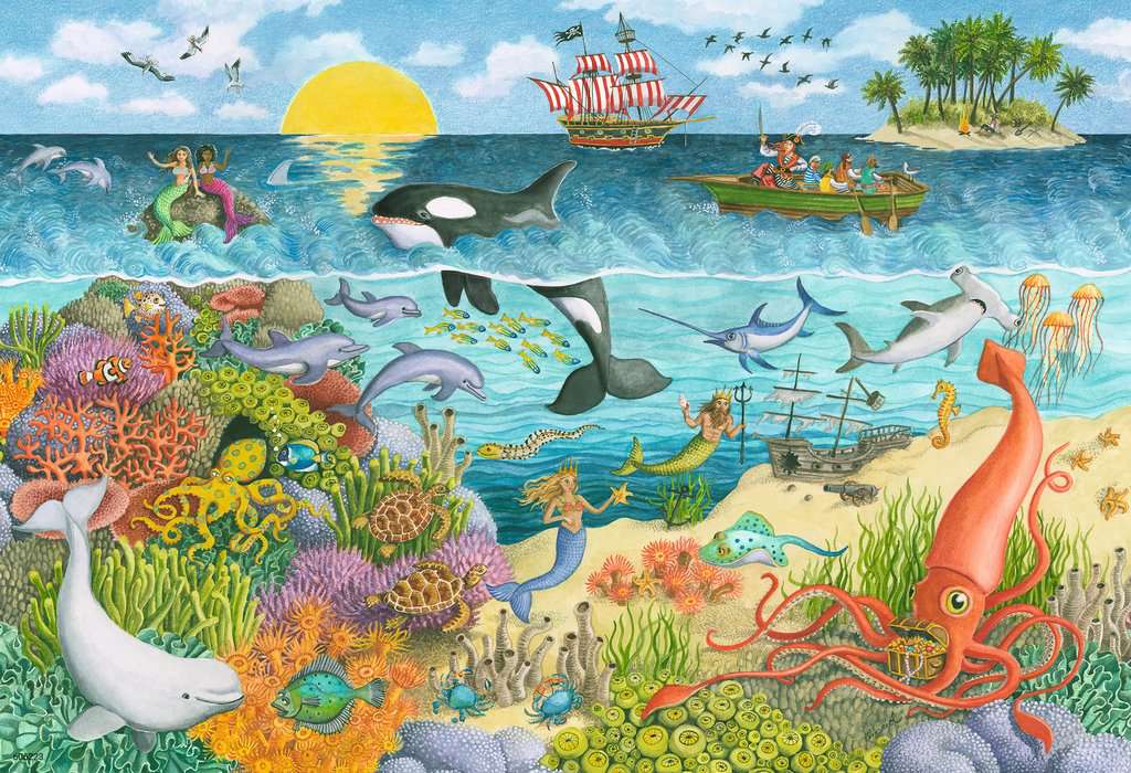 Pirates & Mermaids 2x24 Pc Puzzle | Ravensburger