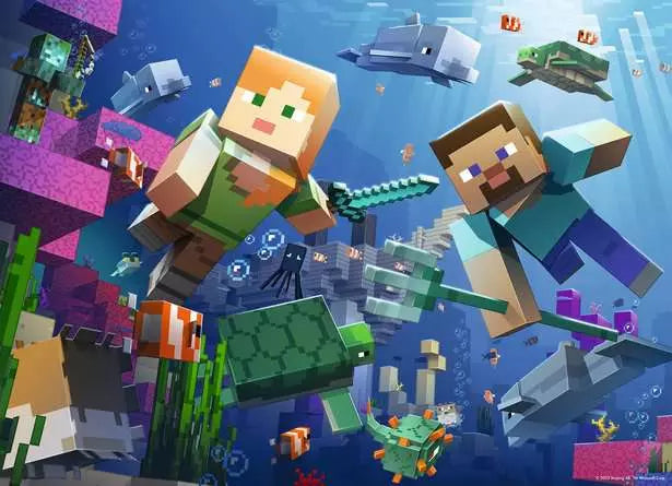 Minecraft 4x100 Pc XXL Puzzle | Ravensburger