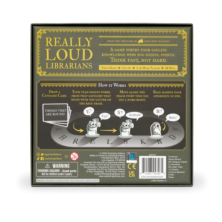 Really Loud Librarians | Asmodee