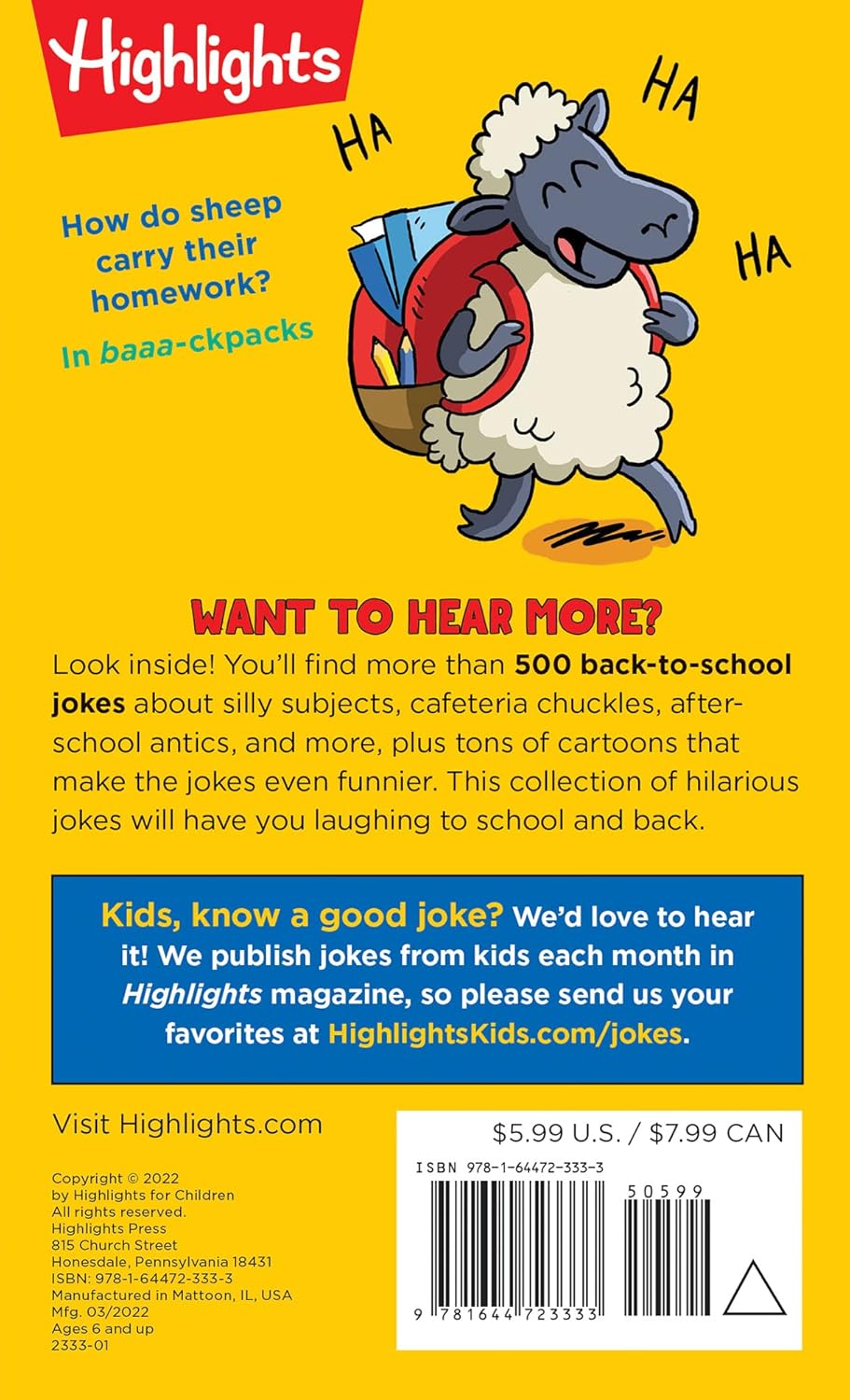 Best Kids' School Jokes Ever! | Highlights