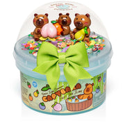 Capybara Fruit Spa Signature Dome™ Slime | Kawaii Slime Company