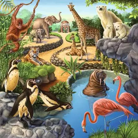 Forest/Zoo/Domestic Animals - 3x49 pc | Ravensburger